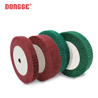 Nouvelle conception de disque de polissage non tissé cylindrique haute dureté 25 mm OEM pour le fer et l'aluminium