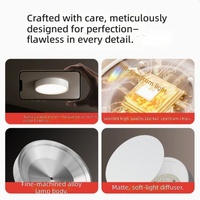 Lampu LED Puck Kabinet Aluminium yang Dapat Disesuaikan - Saklar Sensor Desain Modern CCT 2700K/4100K/6000K Ra90 Dapat Diredupkan Bersertifikasi ETL untuk Dapur
