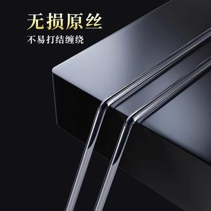 Ensemble de hameçons doubles en alliage d'acier 3H, hameçons de pêche à la ligne, pour utilisation en lac, pré-noués, anti-emmêlement, avec manchon doré - Product Image 3