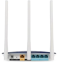 Router Inalámbrico TP-LINK Usado TL-WR886N 2.4G 450M Firmware en Inglés 1 Año de Garantía 1 Puerto WAN + 4 Puertos LAN
