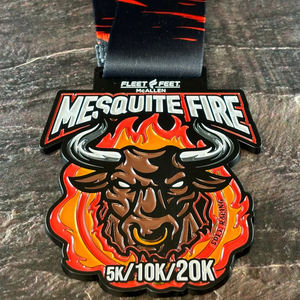 Medalla de cricket de <span class=keywords><strong>croquet</strong></span> de diseño libre de alta calidad personalizada desafío de distancia graduación escolar Medallas de hockey grandes - Product Image 5