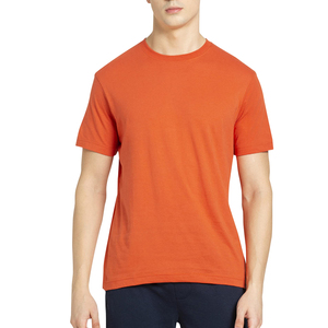 Camiseta de Corte Regular para Hombre, 100% Algodón, Cuello Redondo, Manga Corta, Lisa, Talla Grande, para Verano - Product Image 1