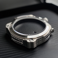 Montre intelligente personnalisée en acier inoxydable 316L, étanche et polie, pour hommes, accessoires de montre de luxe, usinage par électroérosion à fil CNC