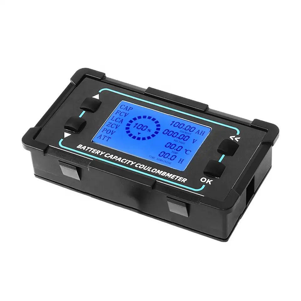 8-120V 500A pil kapasitesi Coulomemeter şant ile pil monitörü pil test cihazı sıcak satış