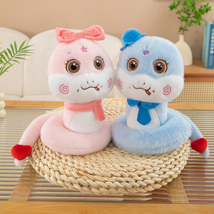 Juguete de Peluche de Serpiente para Parejas, Diseño de Año Nuevo, Material Ecológico, Muñeco Divertido, Animal de Dibujos Animados, Venta al Por Mayor - Product Image 5