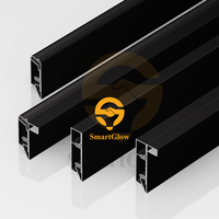 Profils en aluminium pour plafonds tendus en tissu extrudé avec bande LED intégrée, film PVC pour plafond tendu, fabrication chinoise.