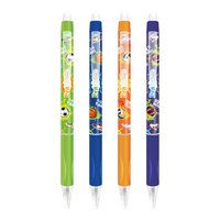 Stylo effaçable à encre thermique, nouveau design, bleu, 0,5 mm, gel, pour l'école et le bureau, vente en gros