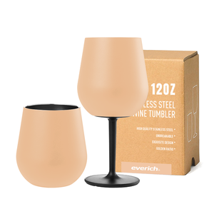 Everich Gobelet à vin en acier inoxydable de qualité supérieure de 12oz, design convertible, maintien de la température, pour divertissement à domicile, barbecue, piscine - Product Image 2