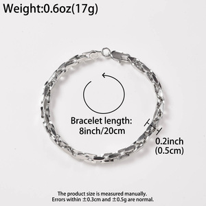 delicate glossy flat link <b>couple</b> <b>bracelet</b> luxe <b>bracelet</b> for girls elegant <b>bracelets</b> women luxury unisex casual fashion bangles - Product Image 6