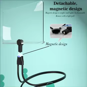 <span class=keywords><strong>5x</strong></span> digitale handsfree schermvergrootglas voor lezen, draagbaar, groot, 6,7 x 9,5 inch, volledige pagina, met hoofdbandondersteuning - Product Image 4