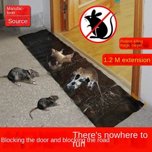 Tapis collant magique grand format de 1,2 mètre, puissant et efficace, piège à souris, dératisation, vente en gros, lutte antiparasitaire, couverture anti-souris - Product Image 3