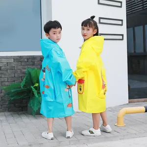 เสื้อผ้าที่มีน้ำหนักเบากันน้ำและกันฝนพับลงในกระเป๋าเสื้อกันฝนเสื้อกันฝนเด็ก