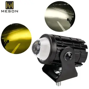 Interruptor de luces antiniebla para motocicleta, faro LED brillante de alto bajo Flash, Lámpara de trabajo para conducción, foco antiniebla, 1 ud.