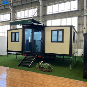 สะดวกในการเคลื่อนย้าย ยกง่าย โครงสร้างเหล็กแข็งแรง ดีไซน์ร่วมสมัย ระบายอากาศได้ดี <span class=keywords><strong>บ้าน</strong></span>คอนเทนเนอร์แบบขยายได้ - Product Image 3