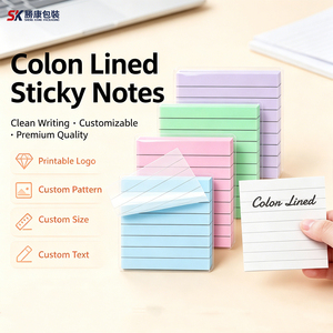 กระดาษโน้ตแบบมีเส้น SK Colon ปรับแต่งได้ สีสันสดใส พิมพ์โลโก้ได้ คุณภาพพรีเมียม - Product Image 1