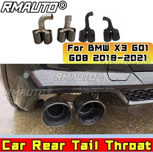 ชุดแต่งปลายท่อไอเสียสแตนเลสสำหรับ BMW X3 G01 G08 ปี 2018-2021 ชิ้นส่วนตกแต่งปลายท่อไอเสียด้านหลัง - Product Image 3