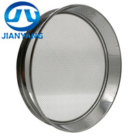 Tamis d'essai standard de sol rond en acier inoxydable 304 graines de grain tamis d'essai de laboratoire géologique tamis d'essai de sable standard