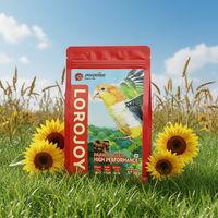 Porpoise LOROJOY Petit oiseau de compagnie, nourriture saine pour oiseaux à base de céréales riches en protéines, 500g avec vitamines et minéraux