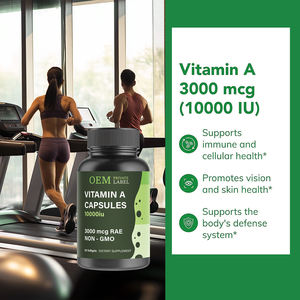 Cápsulas de Vitamina A por Atacado para Apoio à Saúde Celular Imunológica, Promoção da Visão e da Pele, 3000mcg, Não-OGM - Product Image 2