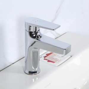 Grifo Monomando K-74013T de Diseño Moderno para Lavabo, Agua Fría y Caliente, Material de Latón, para Mueble de Baño o Inodoro - Product Image 1