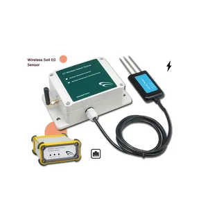 電波ワイヤレスアナログ信号農業環境土壌ECセンサーデータレコーダーコントローラー