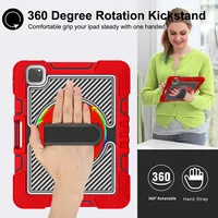 360 béquille rotative dragonne et bandoulière étui antichoc robuste pour iPad 11th 2025 10th 2022 pour iPad10.2 couverture