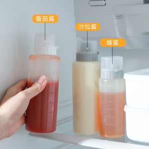 <b>Squeeze</b> <b>Bottles</b> For Condiments With Graduations Kitchen Salad Dressing Dispenser Manual Operation Dishwasher Safe - Product Image 3