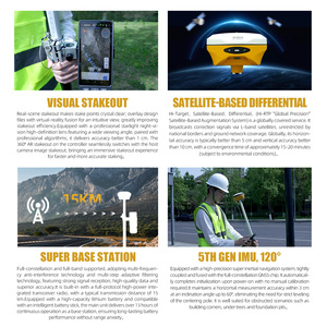 Module RTK Hi-<span class=keywords><strong>Target</strong></span> V300 V500 3, Base Robot Laser Jupiter, Rover, D-RTK 2 LT800H, Tablette Robuste et Récepteur GNSS RTK GPS - Product Image 4