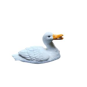 Figuritas de pato flotante, adornos para jardín de hadas, estatua de escritorio, estatuas de animales para decoración interior - Product Image 5