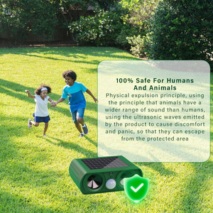 Năng lượng mặt trời siêu âm ngoài trời Hươu đuổi nốt ruồi sóc gấu trúc Chồn Hôi thỏ chuột động vật gặm nhấm <span class=keywords><strong>Repeller</strong></span> trạng thái rắn - Product Image 6