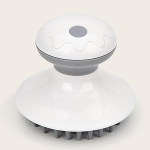 Scalp Care <b>Head</b> Spa Massager Silicone Vibration Brush For Men And Women Hair <b>Styling</b> Tool White - Product Image 2
