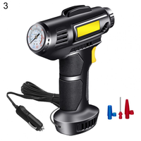 Pompe à air électrique pour voiture, 120W, pour gonfler les pneus, compresseur d'air rechargeable, équipement de gonflage numérique
