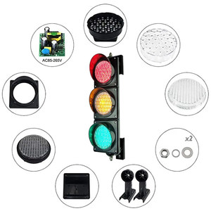 100mm 4インチ3セクション赤イエローグリーン信号信号コブウェブレンズ付き - Product Image 2