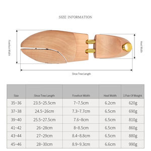 Grosir sepatu kayu Cedar aksesori sepatu Pria pohon perenggang pelindung lipatan dapat diatur melindungi dan sepatu melar - Product Image 5