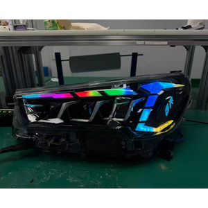 Đèn pha LED RGB cho Toyota <span class=keywords><strong>Hilux</strong></span> 2020-2024, lắp ráp đèn pha cản trước, đèn tín hiệu, phụ kiện ô tô, đèn chạy ban ngày, bộ body kit - Product Image 4