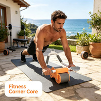 Rouleau Abdominal Automatique à Rebond pour Exercices Abdominaux Quotidiens, Équipement de Fitness à Domicile pour Brûler les Graisses de la Taille et Affiner la Silhouette