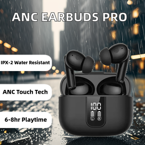 ANC Wireless Earphones <strong>LED</strong> Screen Touch Active Noise Cancelling Headphones Student Gift TOUR PRO TWS Earbuds Digital <strong>Display</strong> - Product Image 3