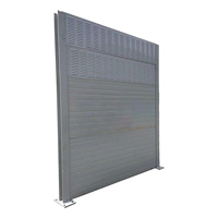 Barrera de sonido de alta calidad, paneles de pared de aluminio para autopista, barrera de ruido