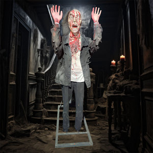 <span class=keywords><strong>Horror</strong></span> casa stregata in piedi <span class=keywords><strong>Zombie</strong></span> modello simulato elettrico pneumatico spaventoso dispositivo di scherzo personalizzato - Product Image 3