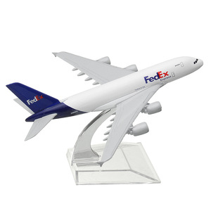 Modèle d'avion en alliage Airbus A380 1:400 160mm, objet de collection statique décoratif - Product Image 2