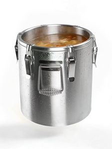 กล่องใส่อาหารสแตนเลสขนาดใหญ่ Zunck - ชามซุปเก็บความร้อนสแตนเลส 304 สำหรับเสิร์ฟอาหาร - Product Image 2