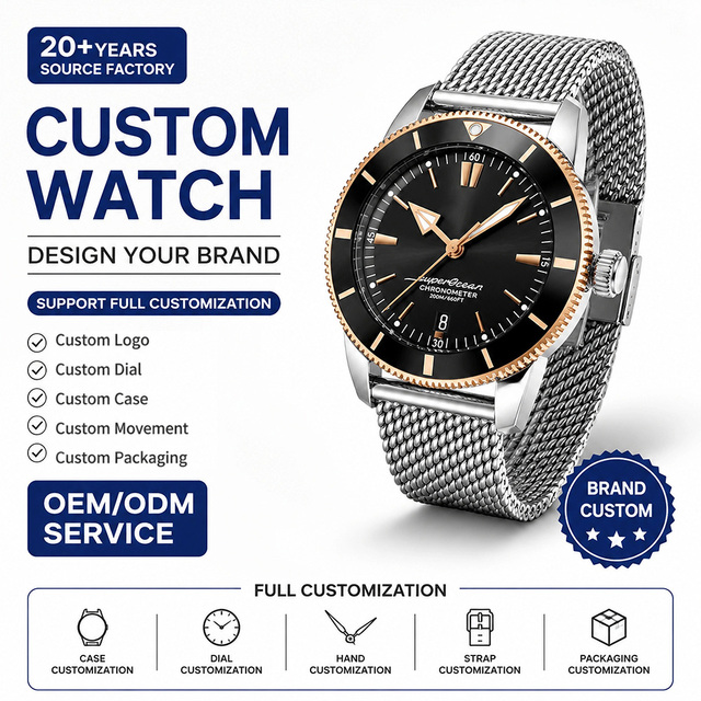 Men OEM Luxury Fashion Mesh Chain Quartz Movement Cheap Watches Men Wrist With Custom Logo Watch