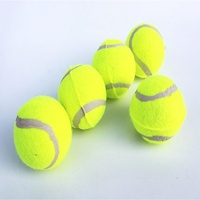 Jouet pour animaux de compagnie, balle de tennis en caoutchouc, micro-élasticité, balle interactive pour chien, balle d'entraînement, modèle CY2170-1, en stock, vente en gros