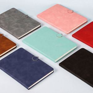 Customized A5 Hardcover Promotion Notebook Leather Cover Journal <b>Note</b> <b>Book</b> Manufacturing - Product Image 4