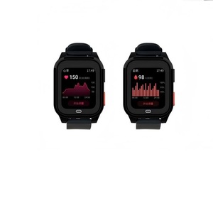 Reloj inteligente 4G para personas mayores con rastreo GPS, botón SOS, monitorización de frecuencia cardíaca, resistente al agua IPX7, correa de silicona, pantalla táctil y conectividad celular. - Product Image 4