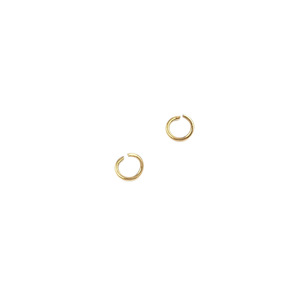 Anillo Abierto de Acero Inoxidable, Chapado en Oro de 18K, Accesorio de Conexión para Joyería DIY - Product Image 5