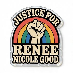 Nuovo Design Charm per Scarpe in Acrilico Justice for Tenee Nicole Good, Charm per Scarpe Renee Nicole Good per Clog - Product Image 2