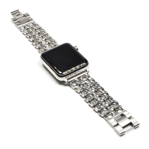 <span class=keywords><strong>Bracelet</strong></span> de montre en alliage de zinc à la mode 38mm 40mm 42mm 44mm pour <span class=keywords><strong>Apple</strong></span> <span class=keywords><strong>Watch</strong></span> femmes <span class=keywords><strong>Bracelet</strong></span> décoratif exquis pour femmes - Product Image 6
