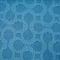 Tissu jacquard tissé en polyester 5207 avec découpes et motifs floraux 3D