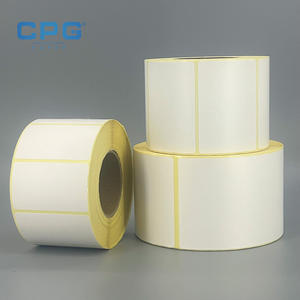 Rouleau d'étiquettes thermiques imperméables 3x5 pouces 130 g/m² pour affichage en magasin, vente en gros du fabricant, étiquettes de codes-barres thermiques - Product Image 1